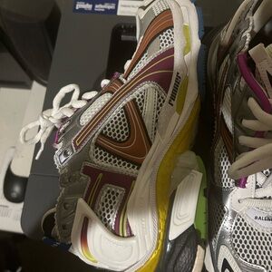 Balenciaga Purple Brown Chunky Sneakers